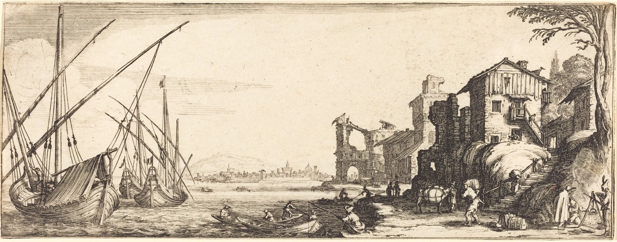 The Small Port by Follower of Jacques Callot