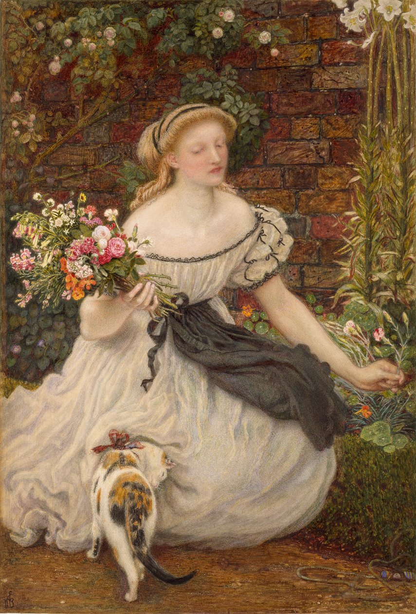The Nosegay by Ford Madox Brown