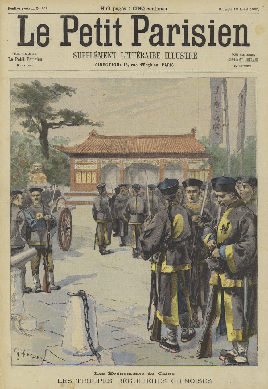 The Boxer Rebellion in China by Fortune Louis Meaulle