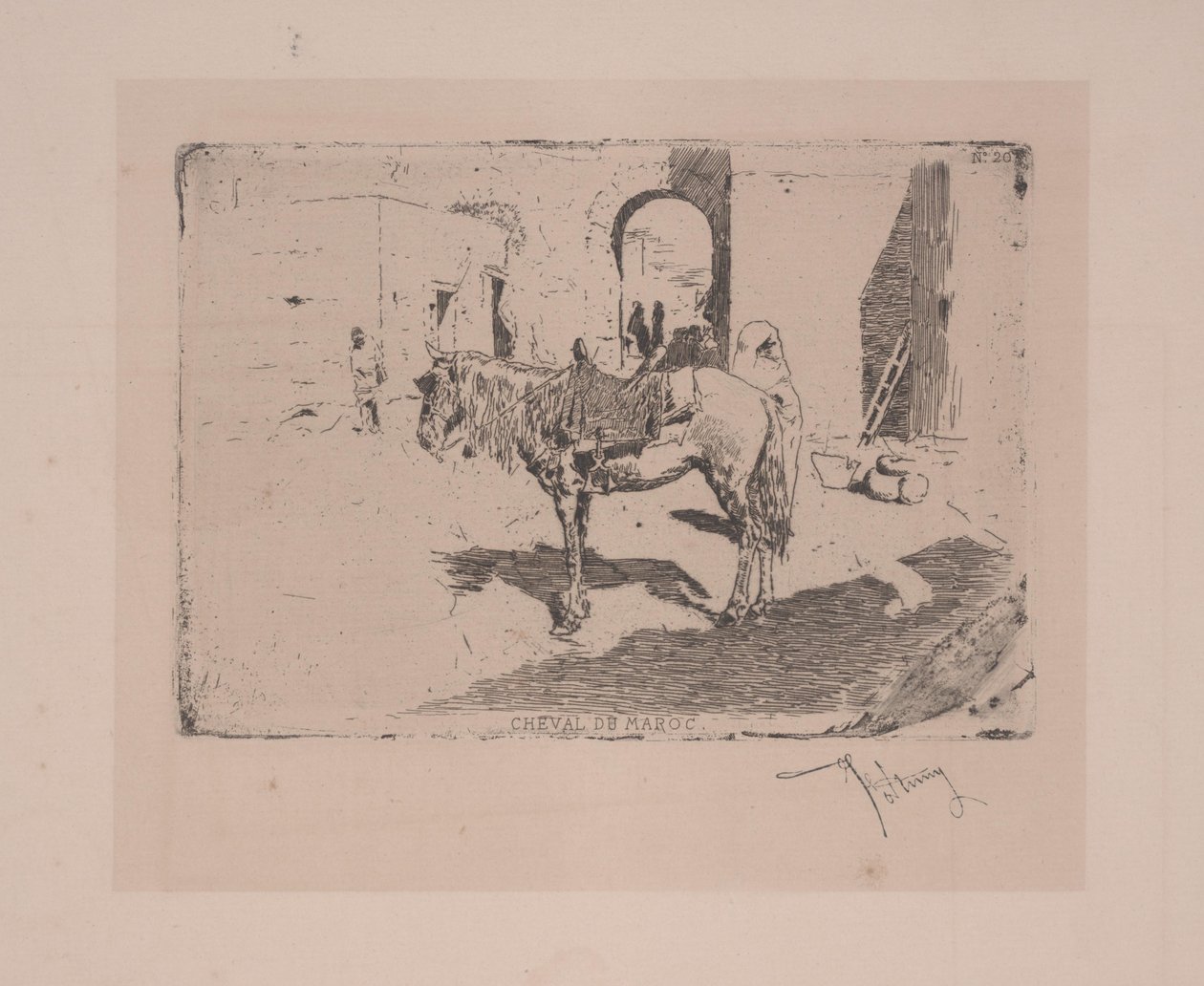 Cheval du Maroc by Fortuny y Carbó