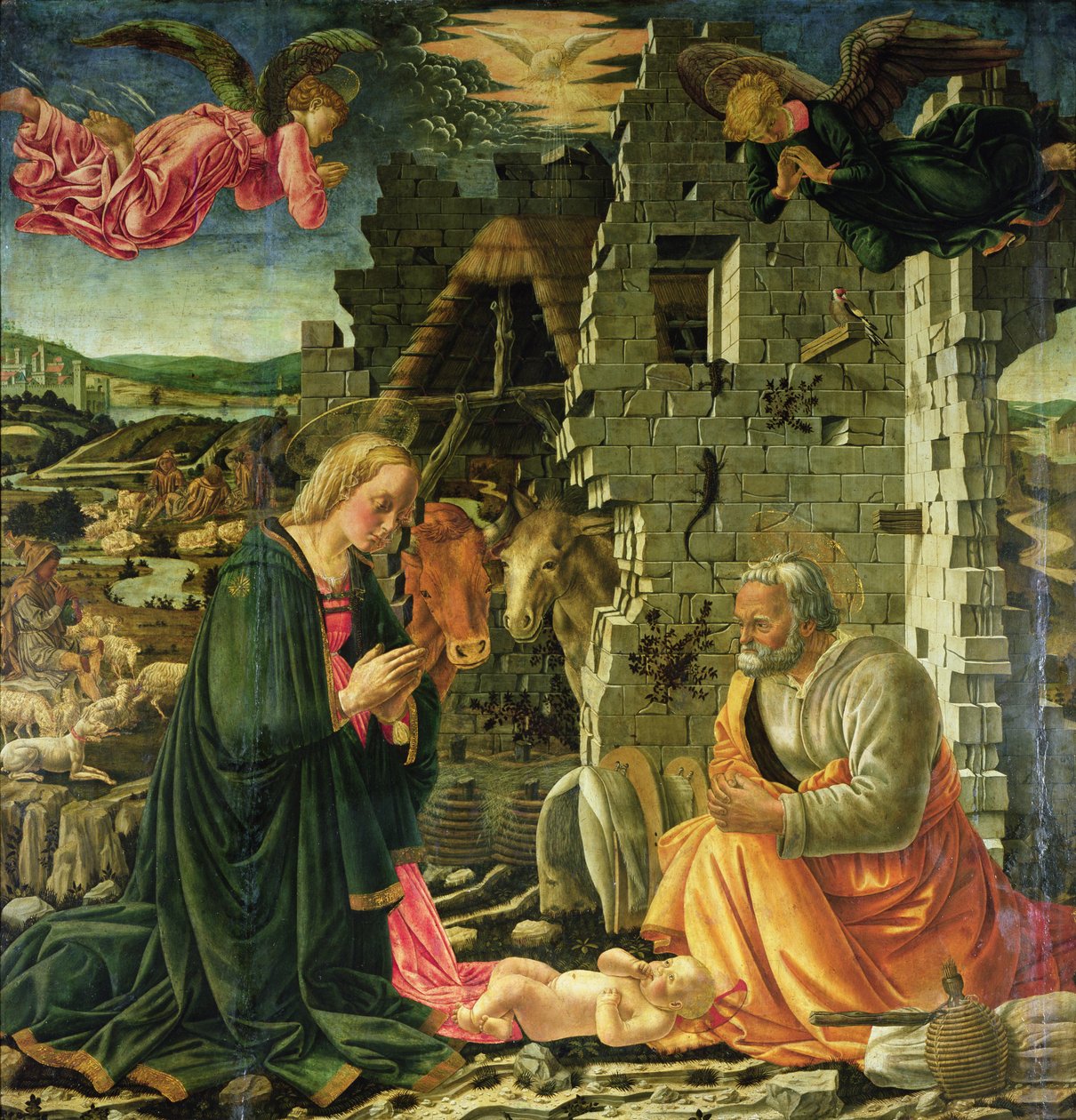 The Nativity by Fra Filippo Lippi
