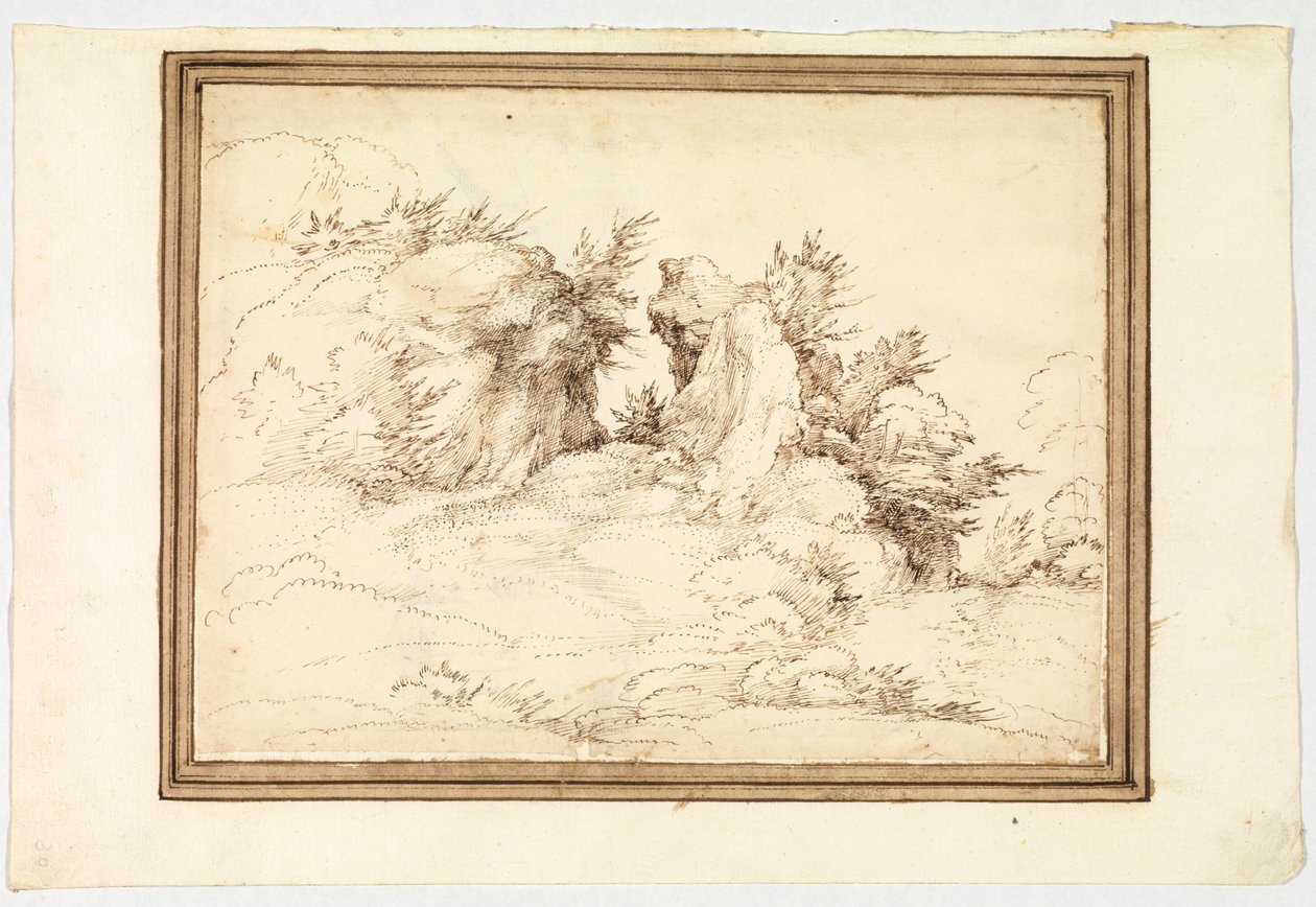 Path Between Rocks by Fra Bartolomeo