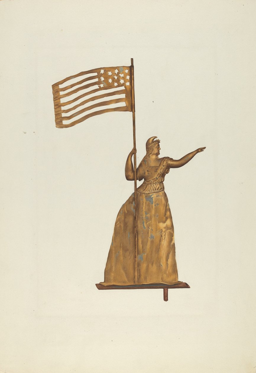 Gilt Weather Vane by Frances Cohen