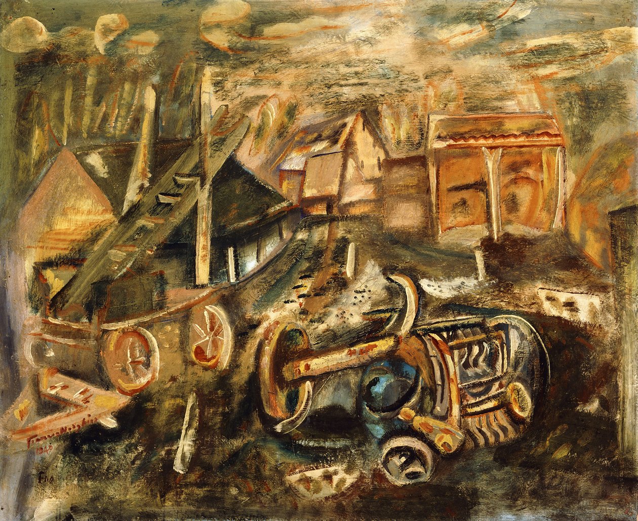Farm Yard, Essex by Frances Hodgkins