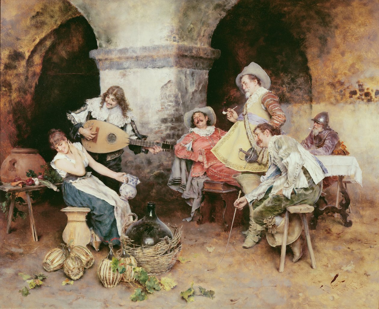 The Serenade by Francesco Vinea