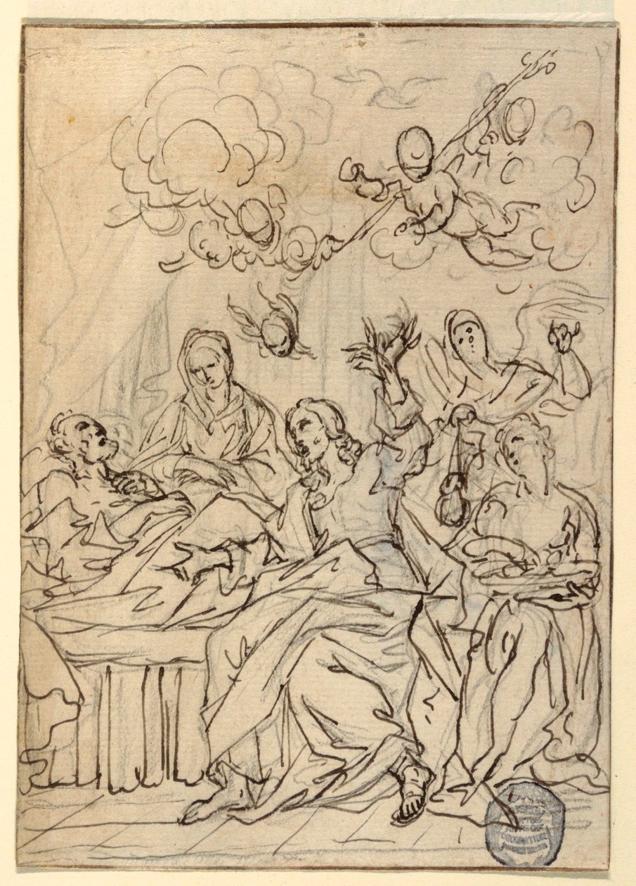 Death of St. Joseph by Francesco Coghetti