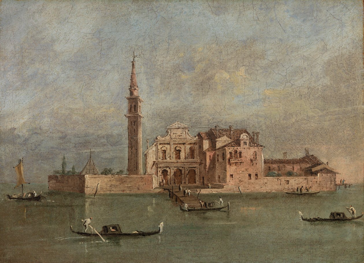 Venetian Church by Francesco Guardi