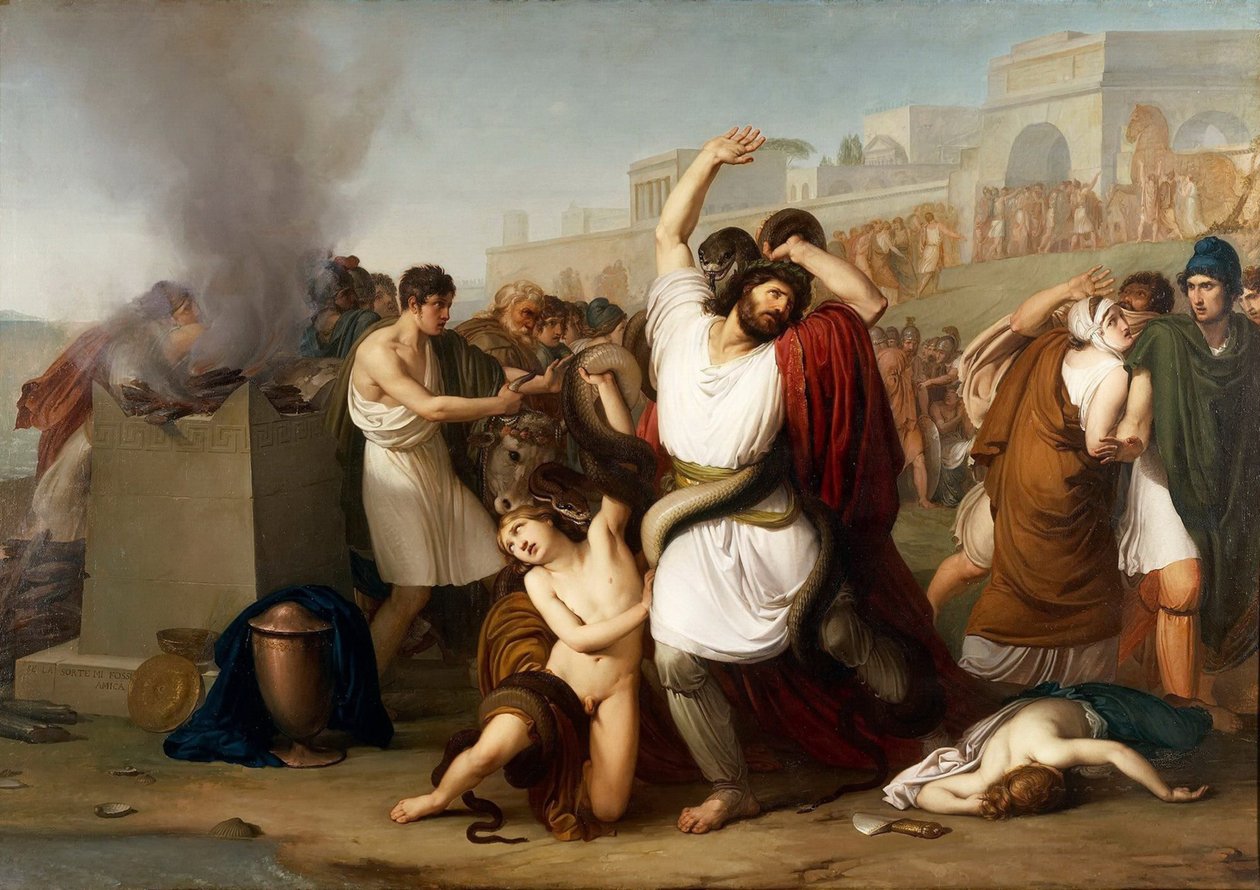 Laocoon, 1812 by Francesco Hayez