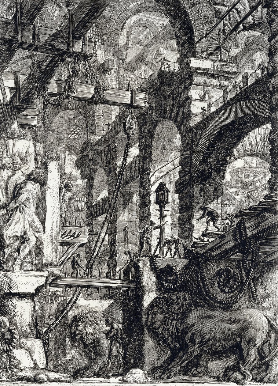 Prison V by Francesco Piranesi