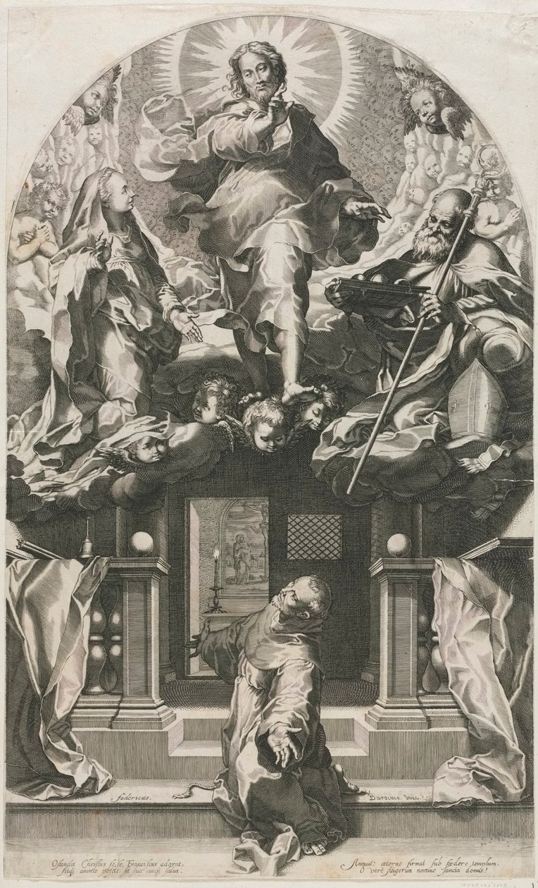 The Ecstasy of St. Francis by Francesco Villamena