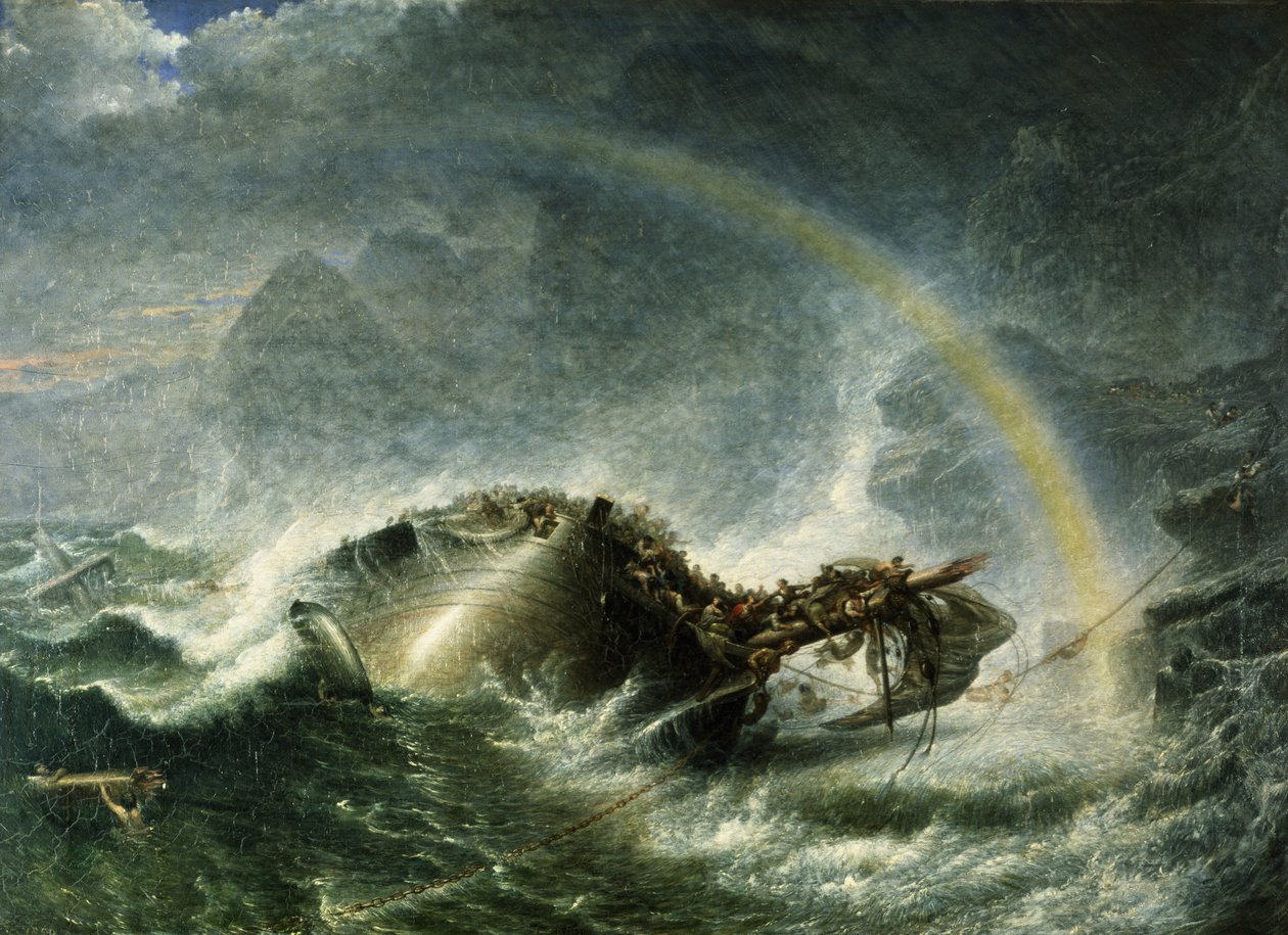 The Shipwreck, 1859 by Francis Danby
