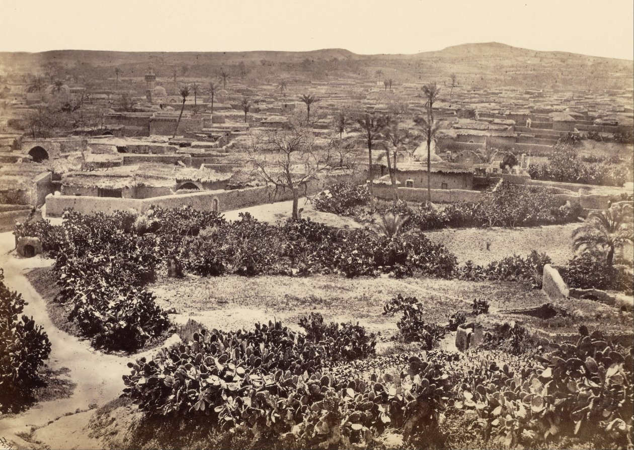Gaza, The New Town by Francis Frith