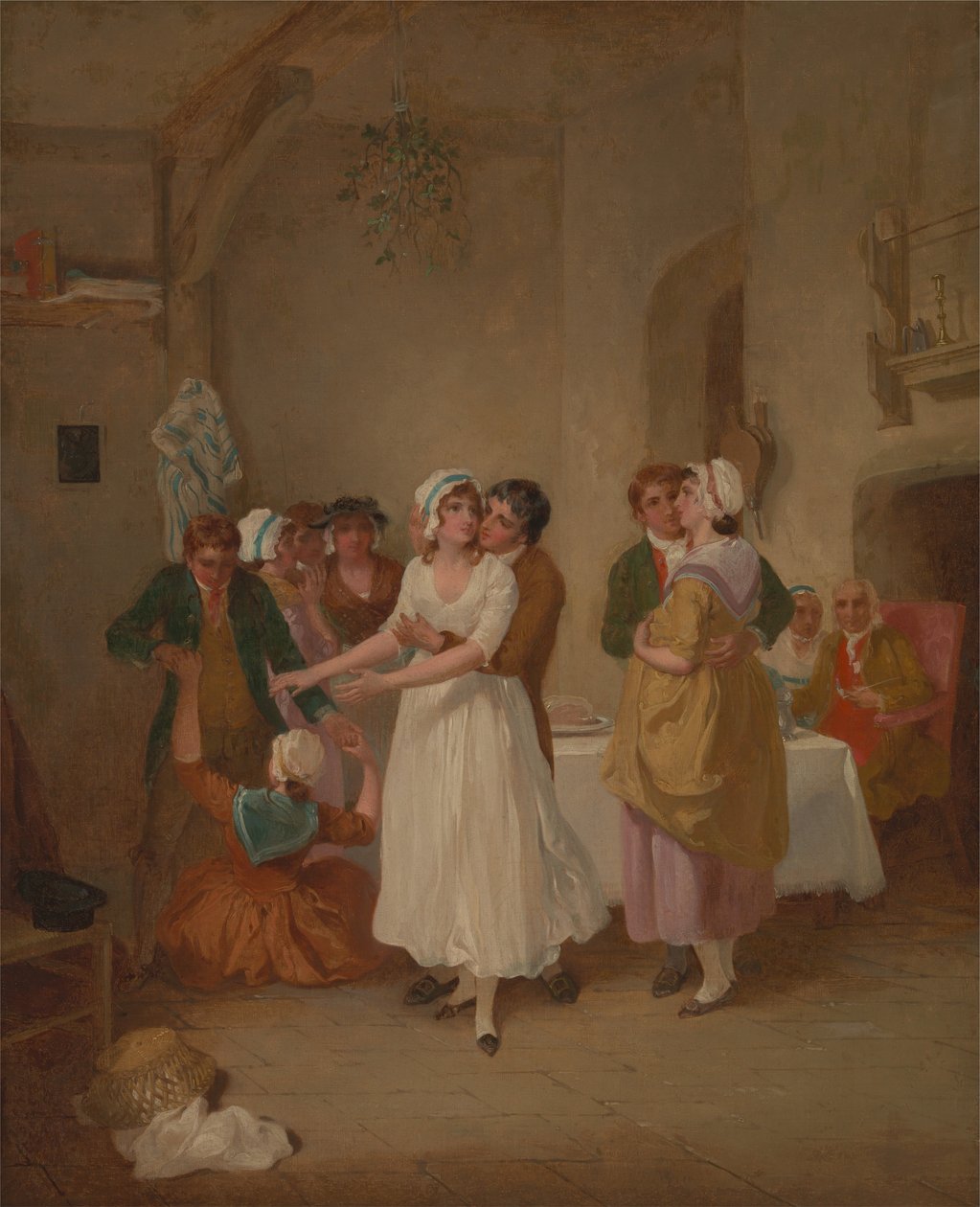 The Mistletoe Bough by Francis Wheatley