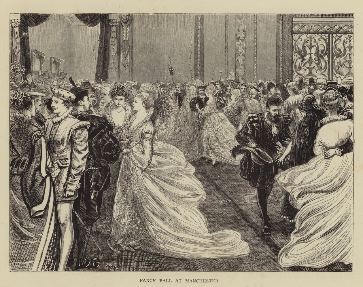 Fancy Ball at Manchester by Francis Wilfred Lawson