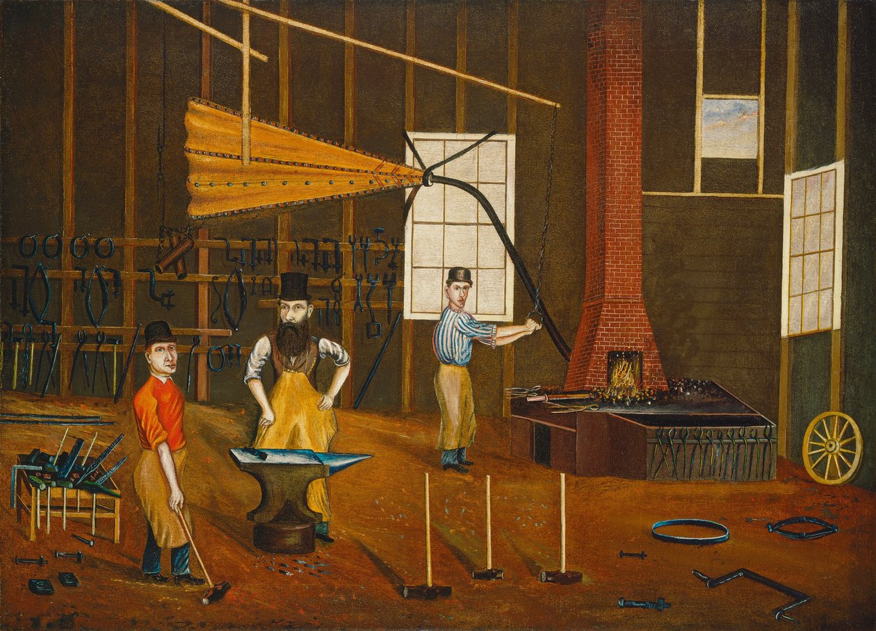 Blacksmith Shop by Francis A. Beckett