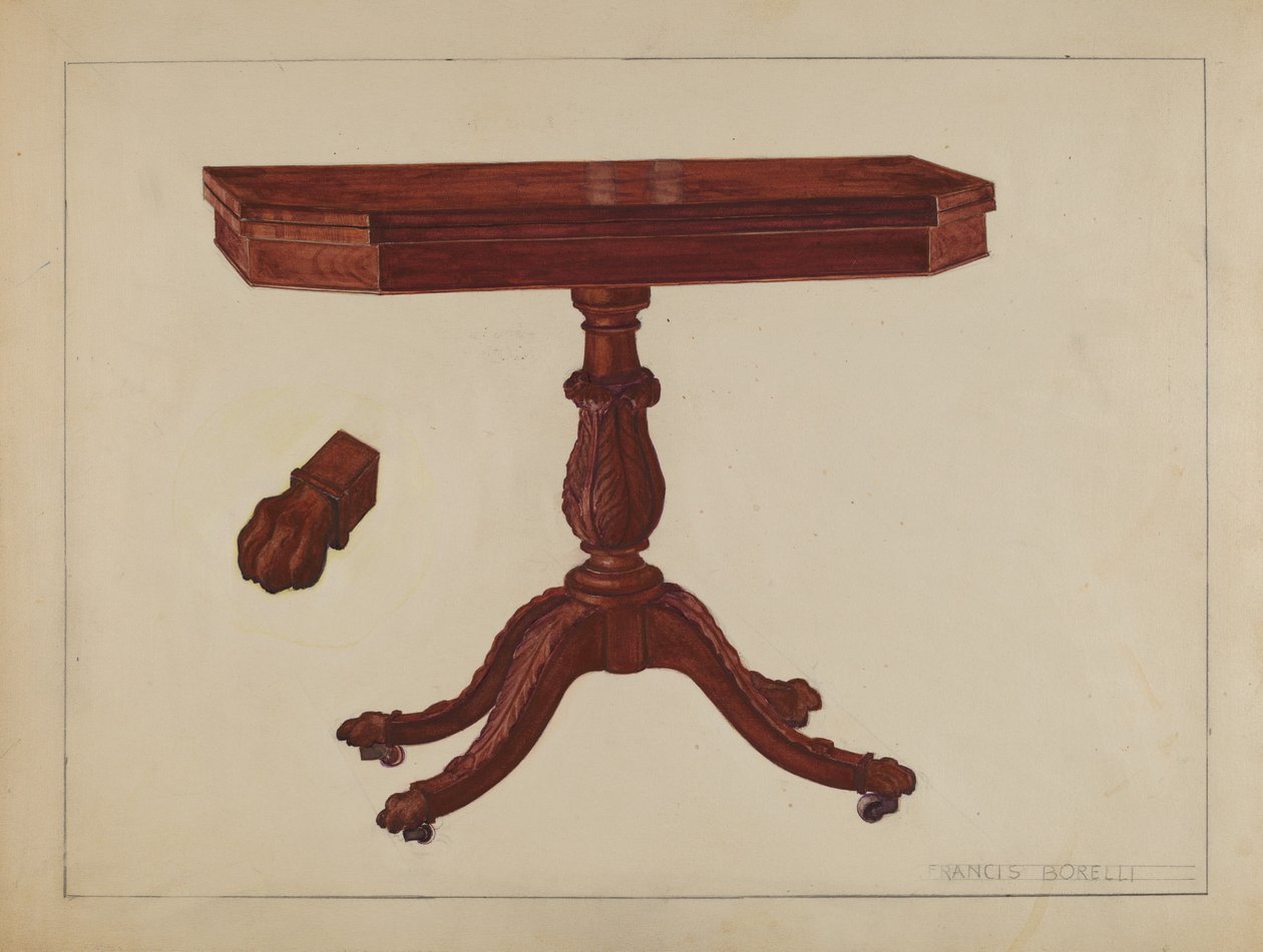 Card Table by Francis Borelli
