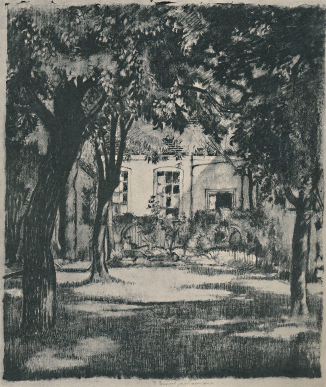 The Garden, 1919 by Francis Ernest Jackson