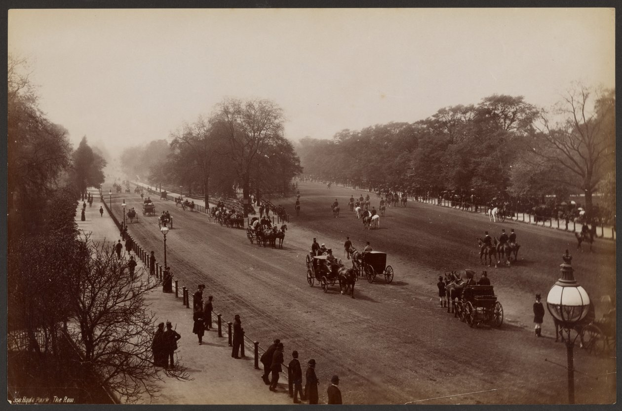 Hyde Park, The Row by Francis Frith