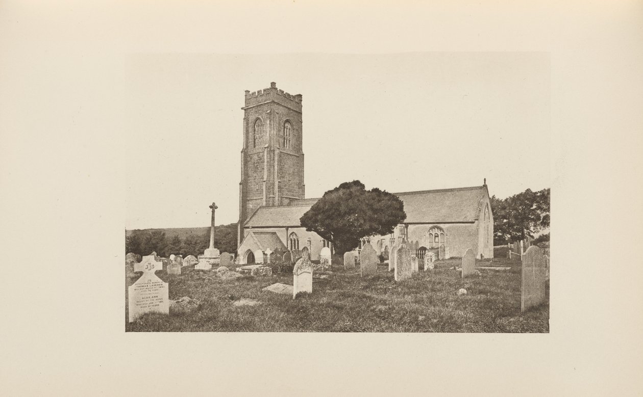 Watchett Churchyard by Francis Frith