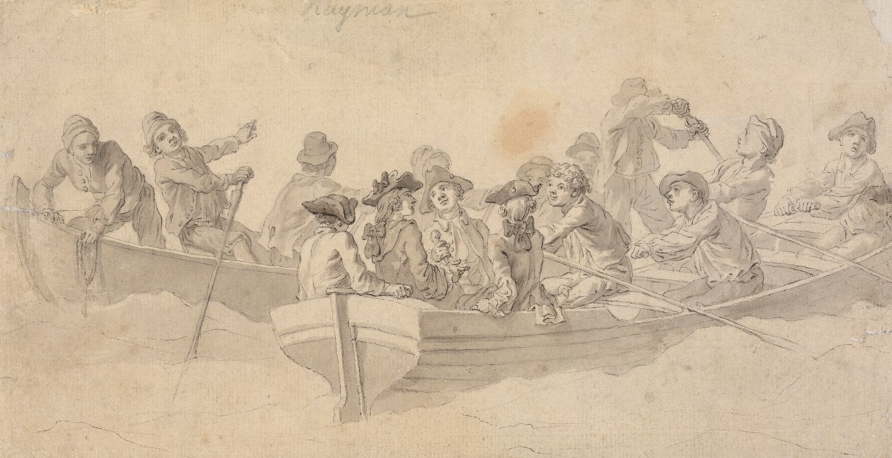 Figures in Boats by Francis Hayman
