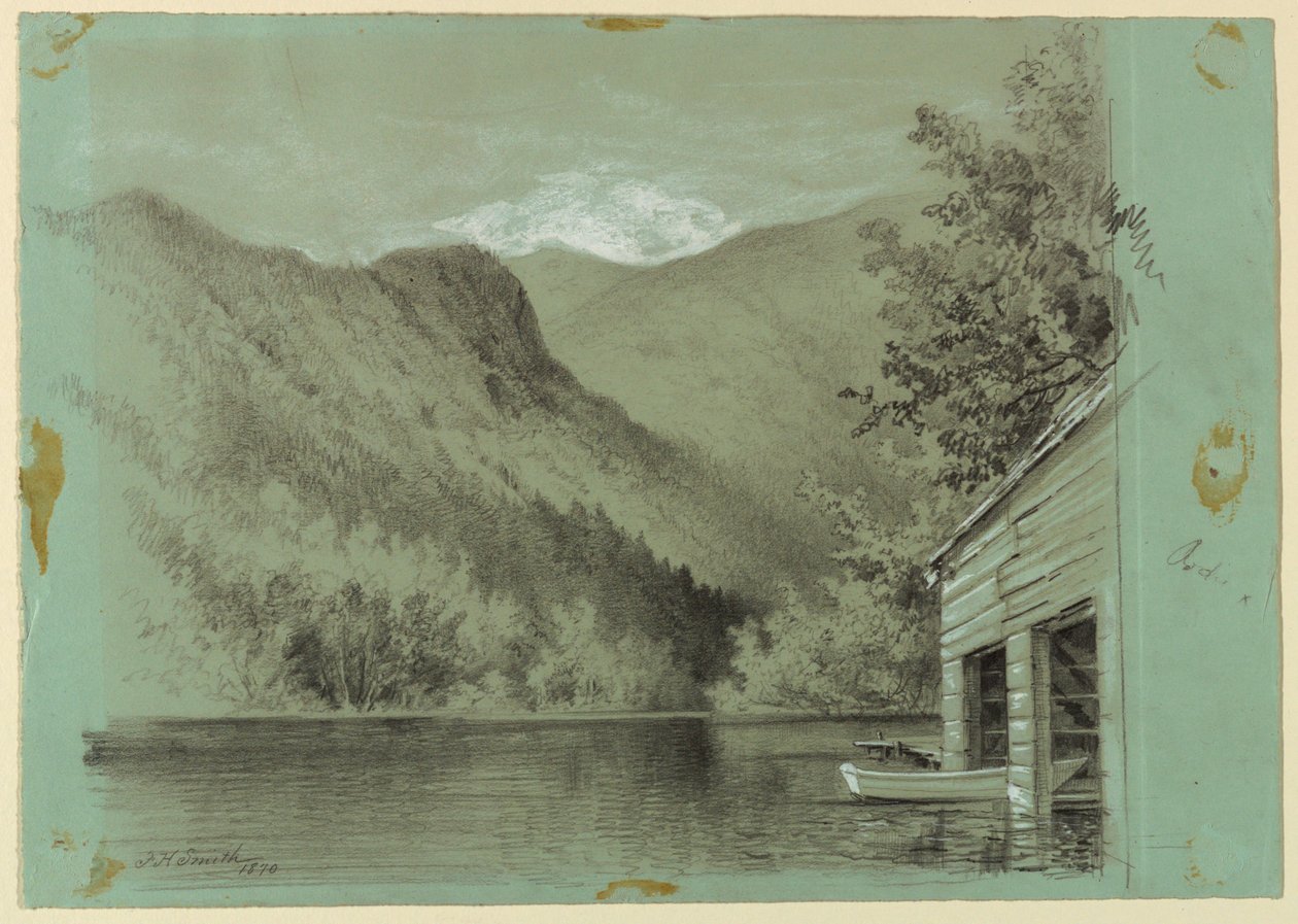 Boathouse by Francis Hopkinson Smith