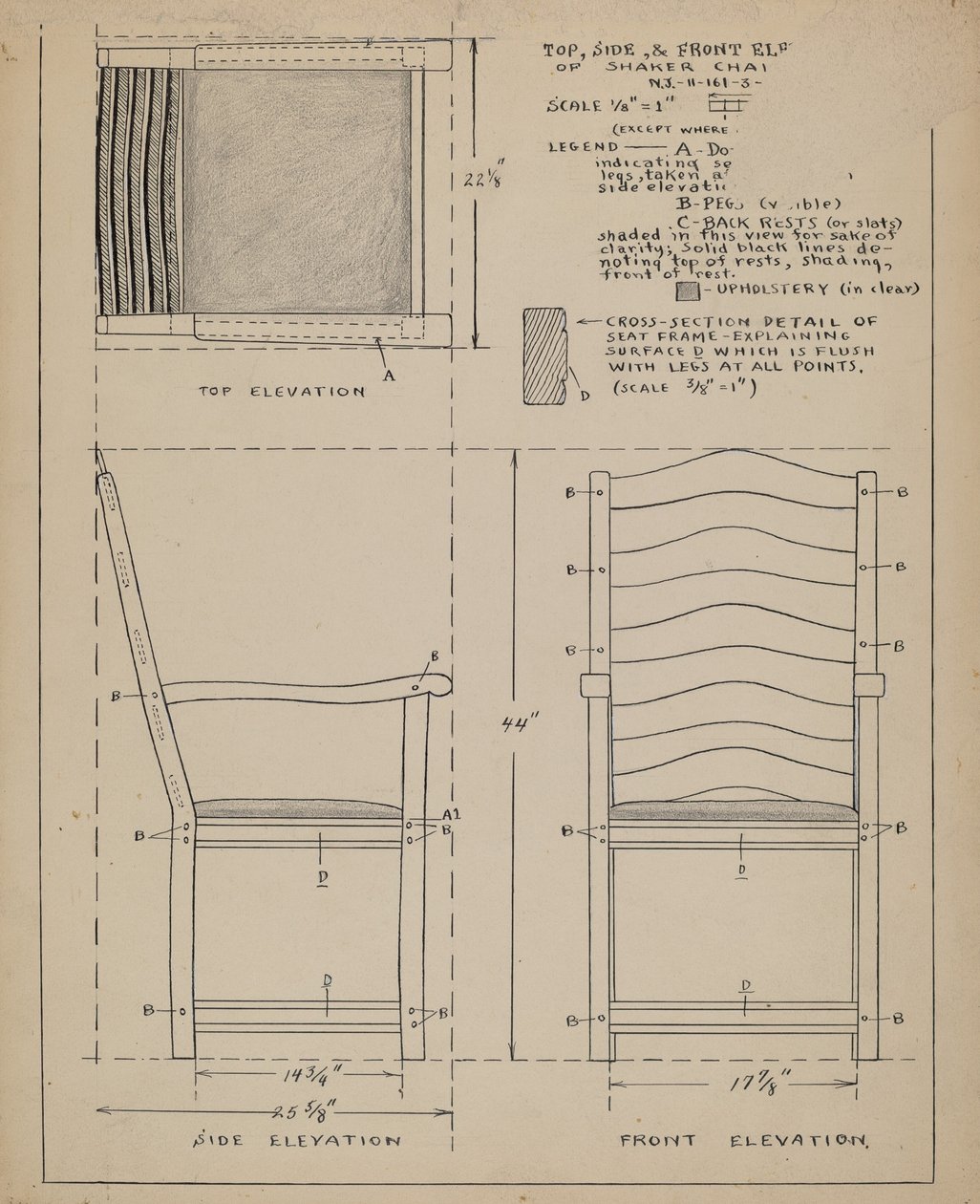 Chair by Francis Law Durand