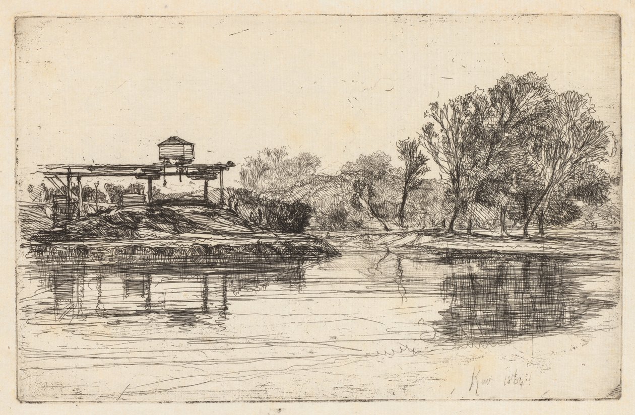 Kew by Francis Seymour Haden