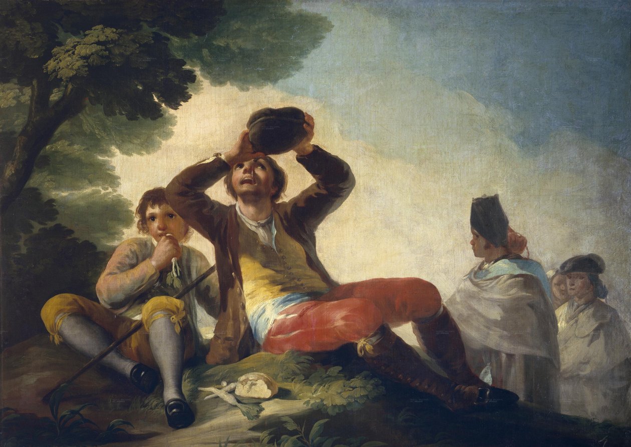 The Drinker by Francisco de Goya