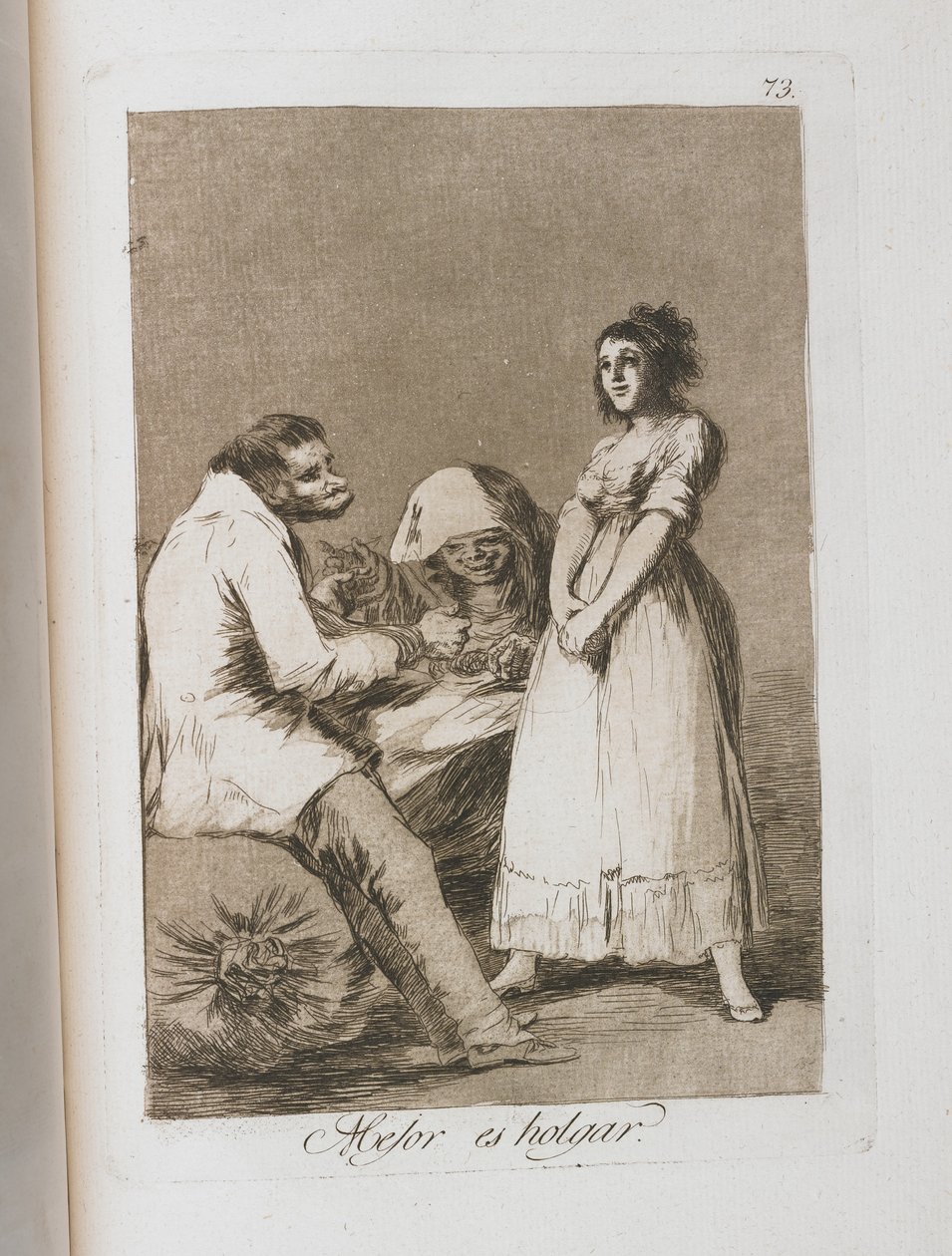 Plate from Los Caprichos by Francisco de Goya