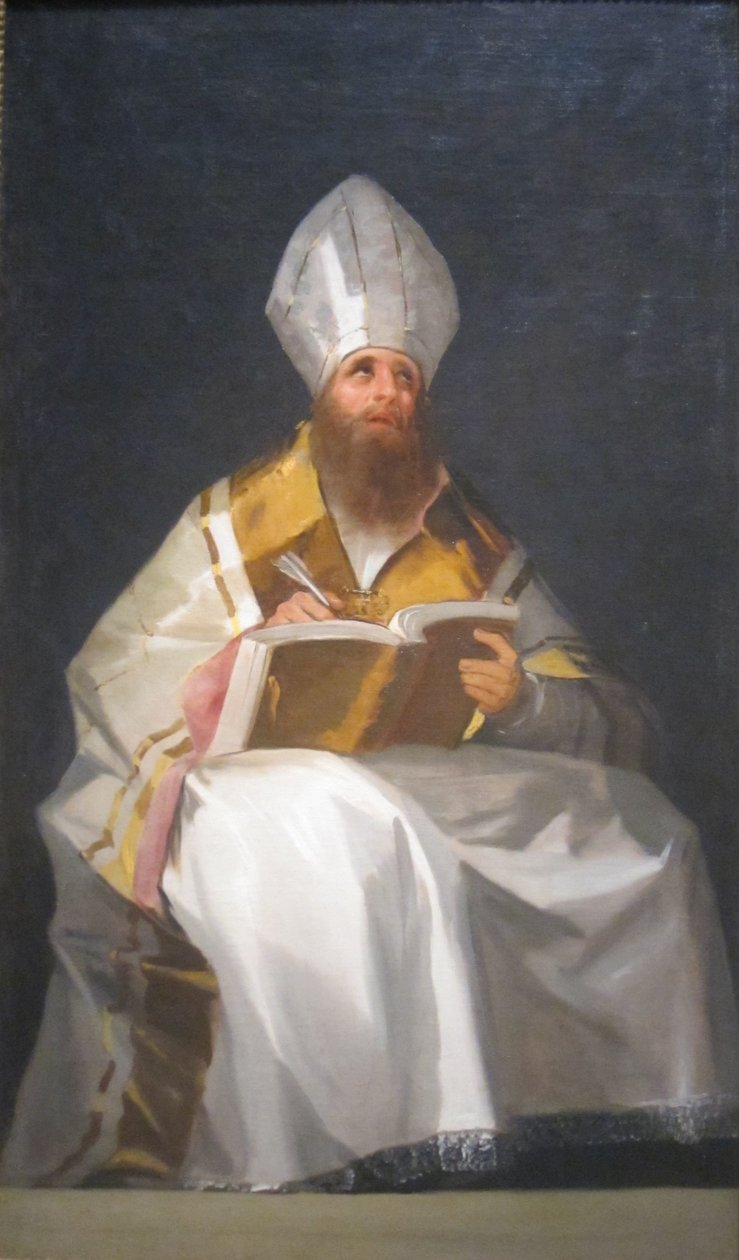 Saint Ambrose by Francisco de Goya