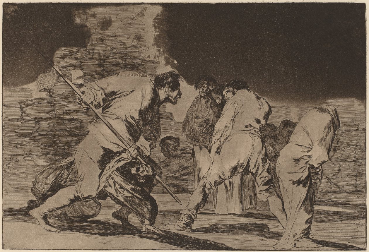 Furious Folly by Francisco de Goya