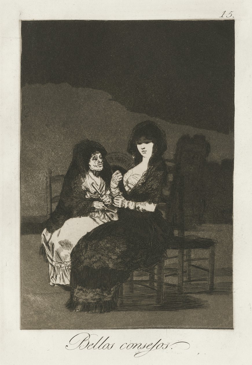 Pretty Teachings by Francisco de Goya