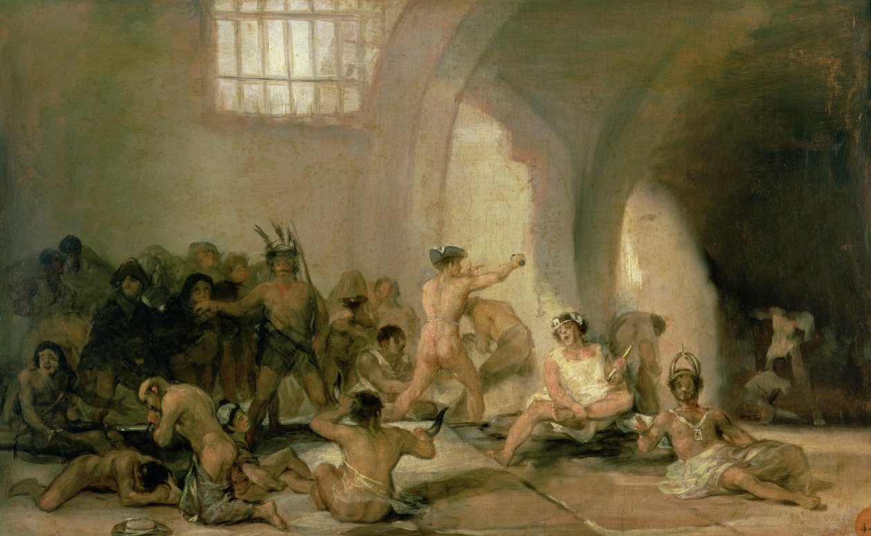 The Madhouse by Francisco de Goya