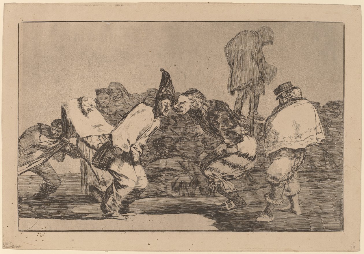 Carnival Folly by Francisco de Goya