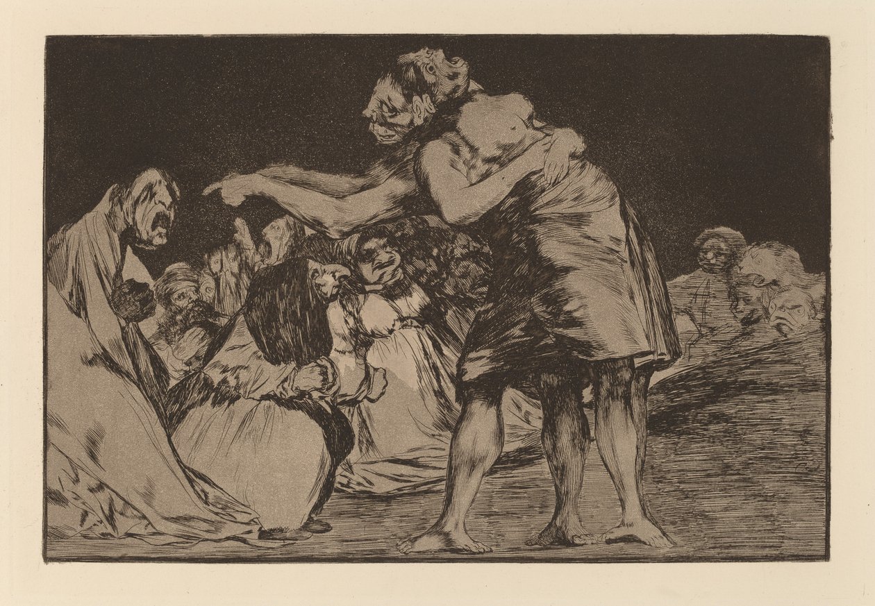 Disorderly Folly by Francisco de Goya