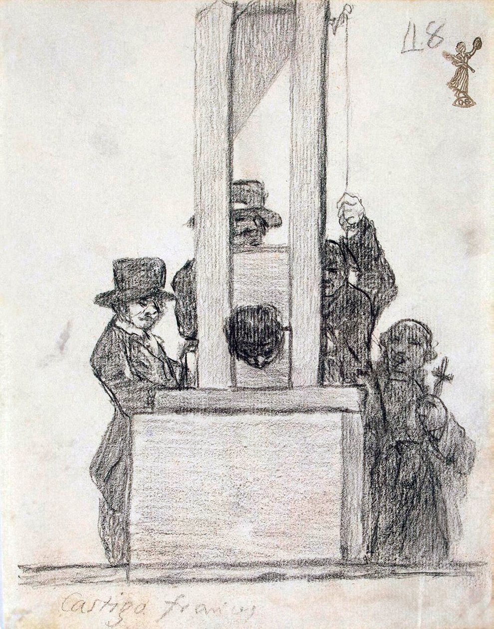 French Penalty by Francisco de Goya