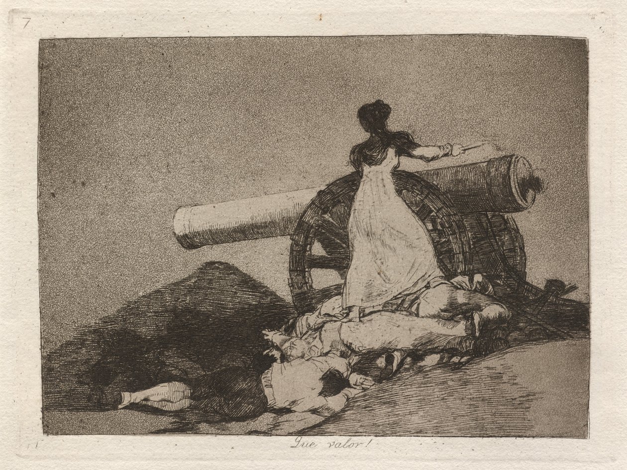What Courage! by Francisco de Goya