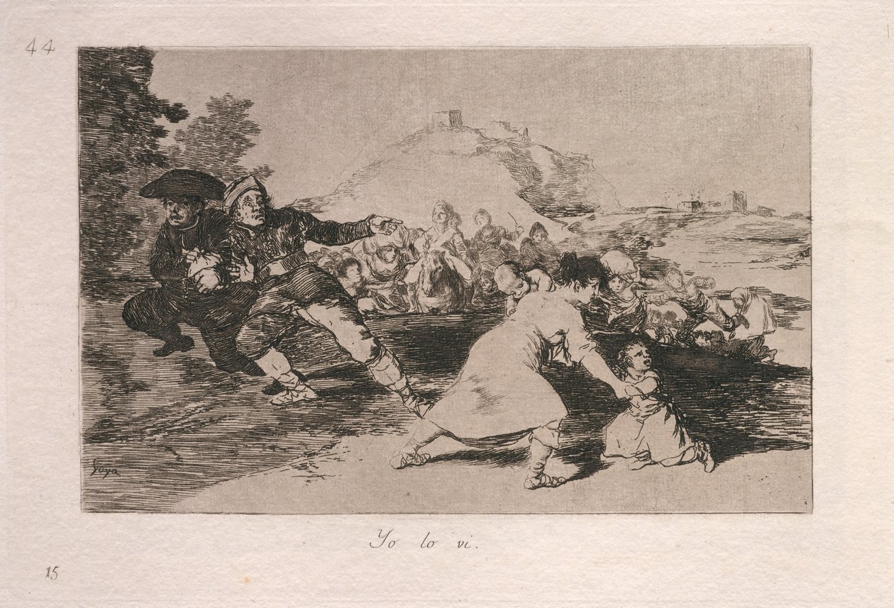 I Saw It by Francisco de Goya