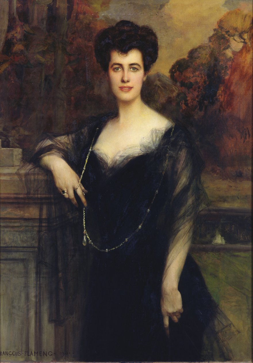 Madame Faure by Francois Flameng