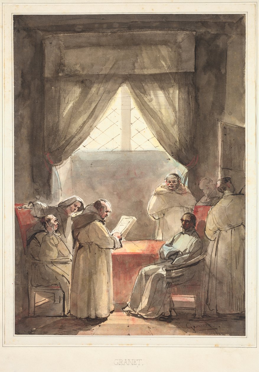 The Monks by Francois Marius Granet