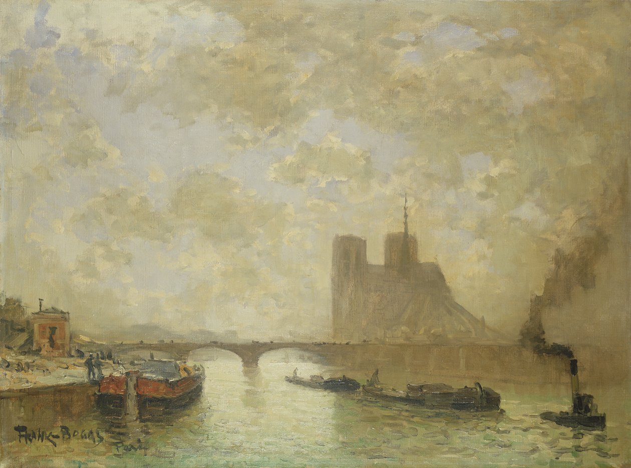Notre Dame, Paris by Frank Myers Boggs