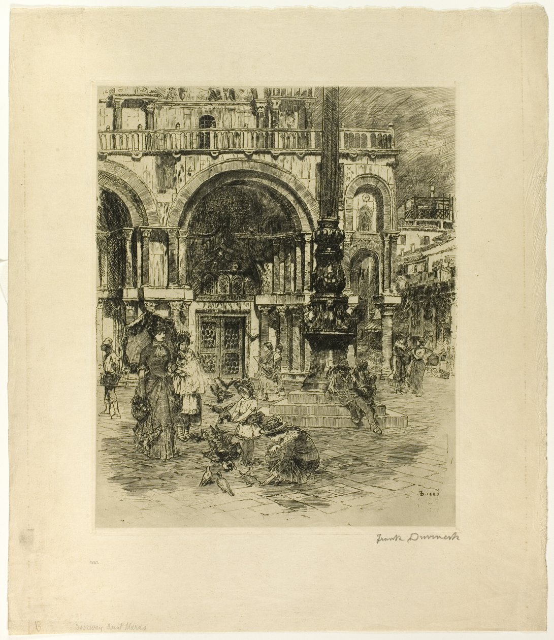 Piazza San Marco by Frank Duveneck