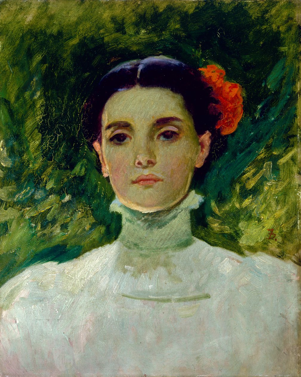 Portrait of Maggie Wilson, 1898 by Frank Duveneck