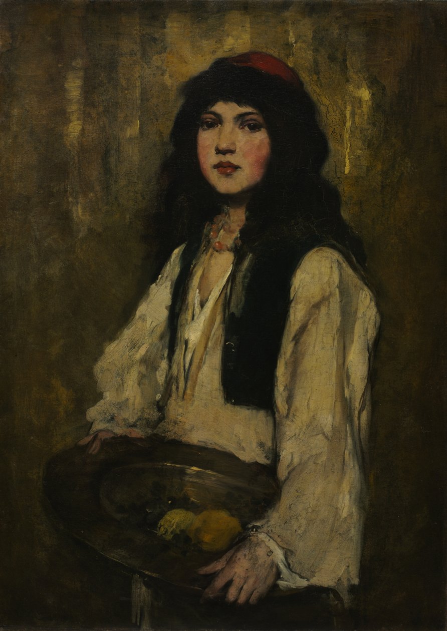 The Venetian Girl by Frank Duveneck