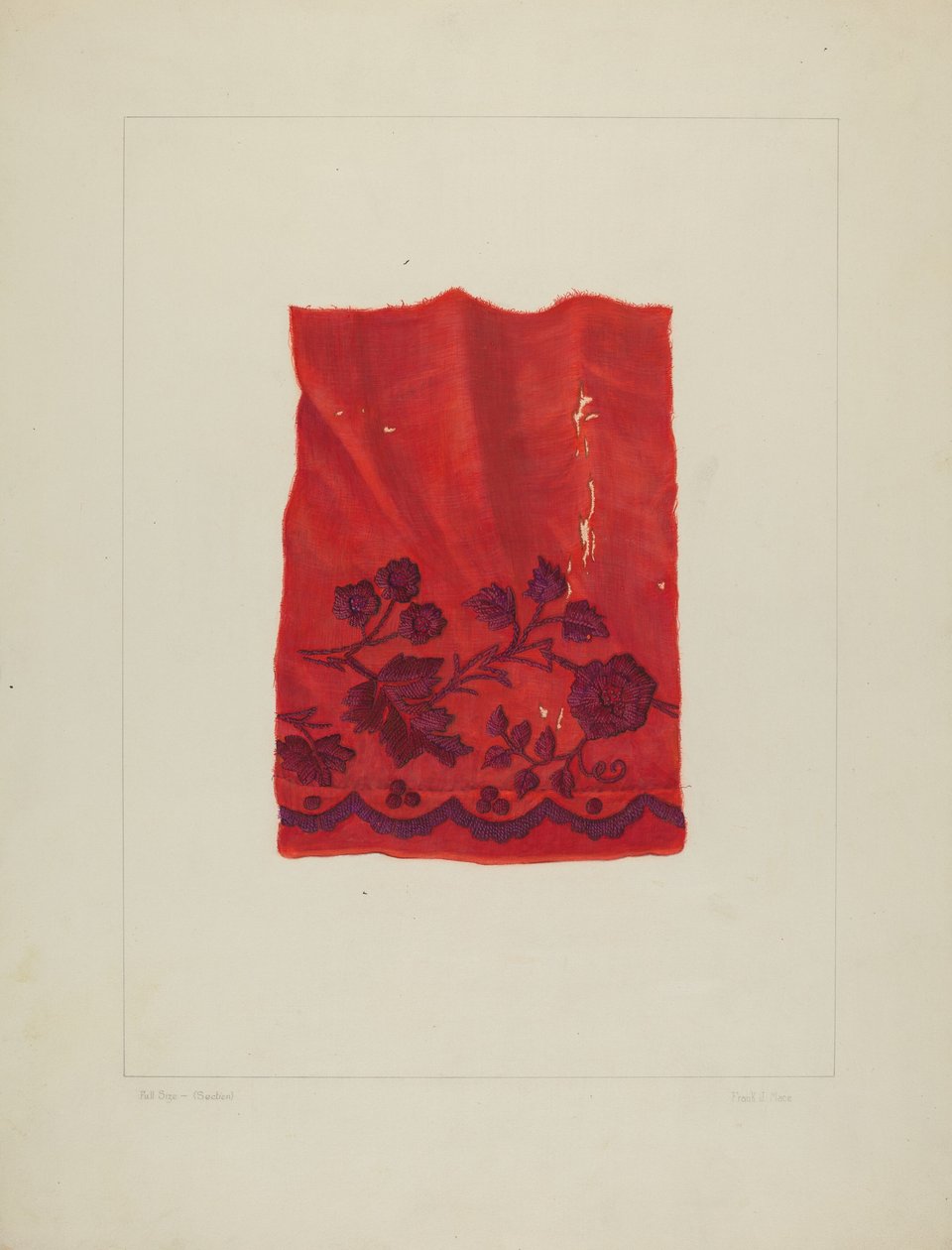 Embroidery by Frank J. Mace