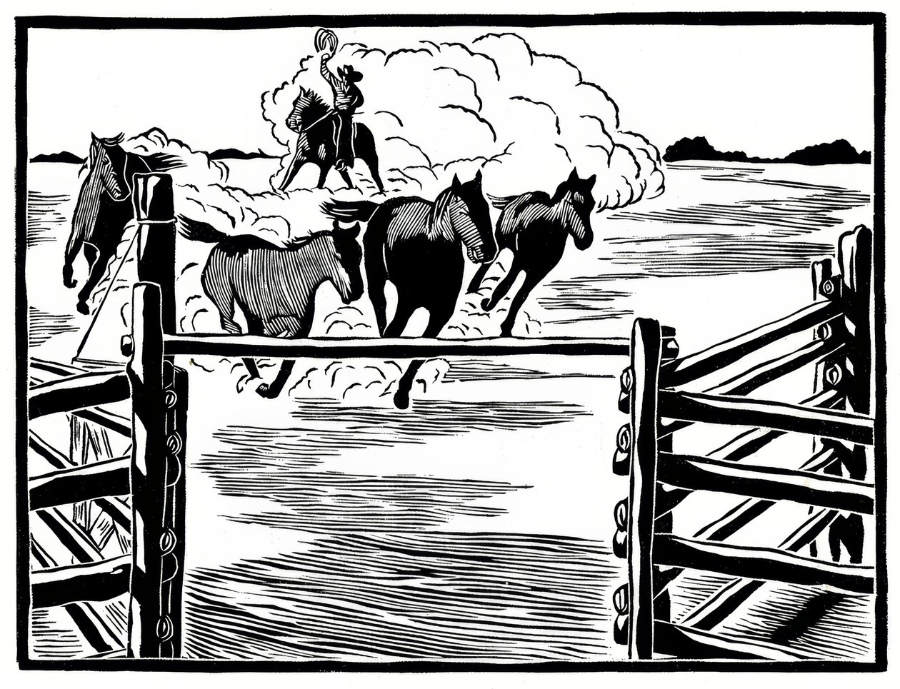 Cowboy by Frank Redlinger