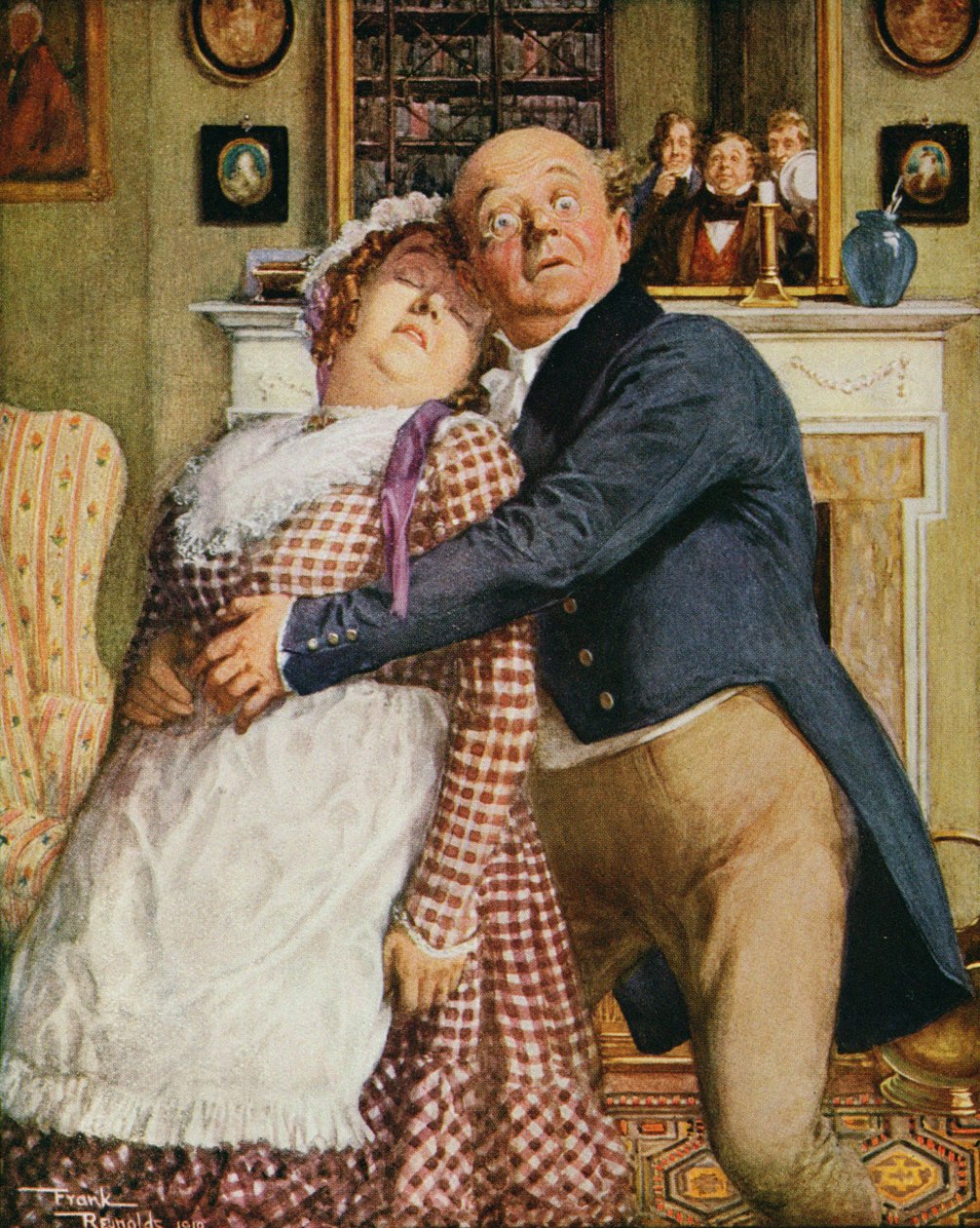 Mr and Mrs Pickwick by Frank Reynolds