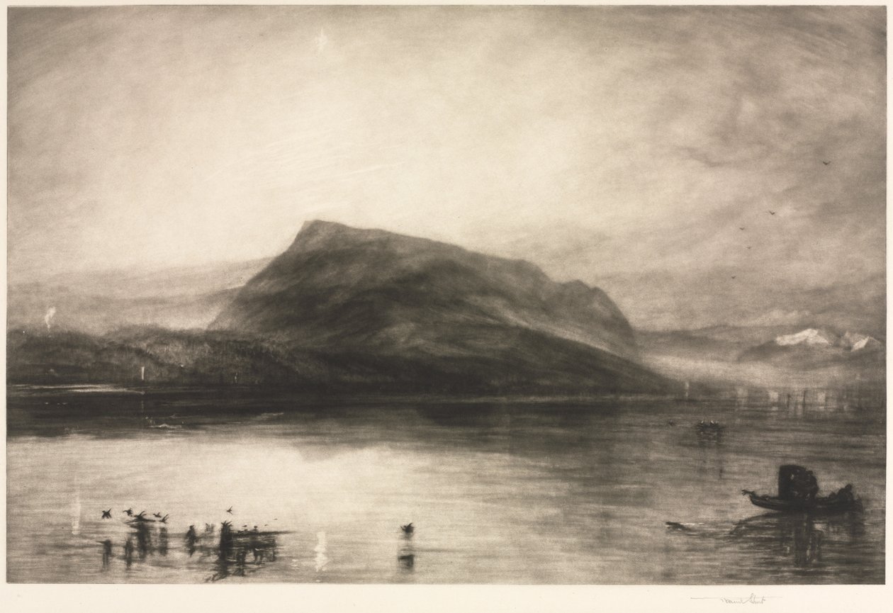 Mt. Rigi at Dawn by Frank Short