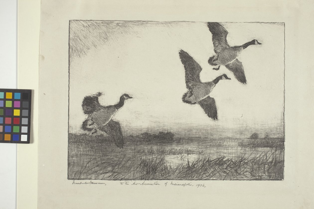 Three Geese by Frank Weston Benson