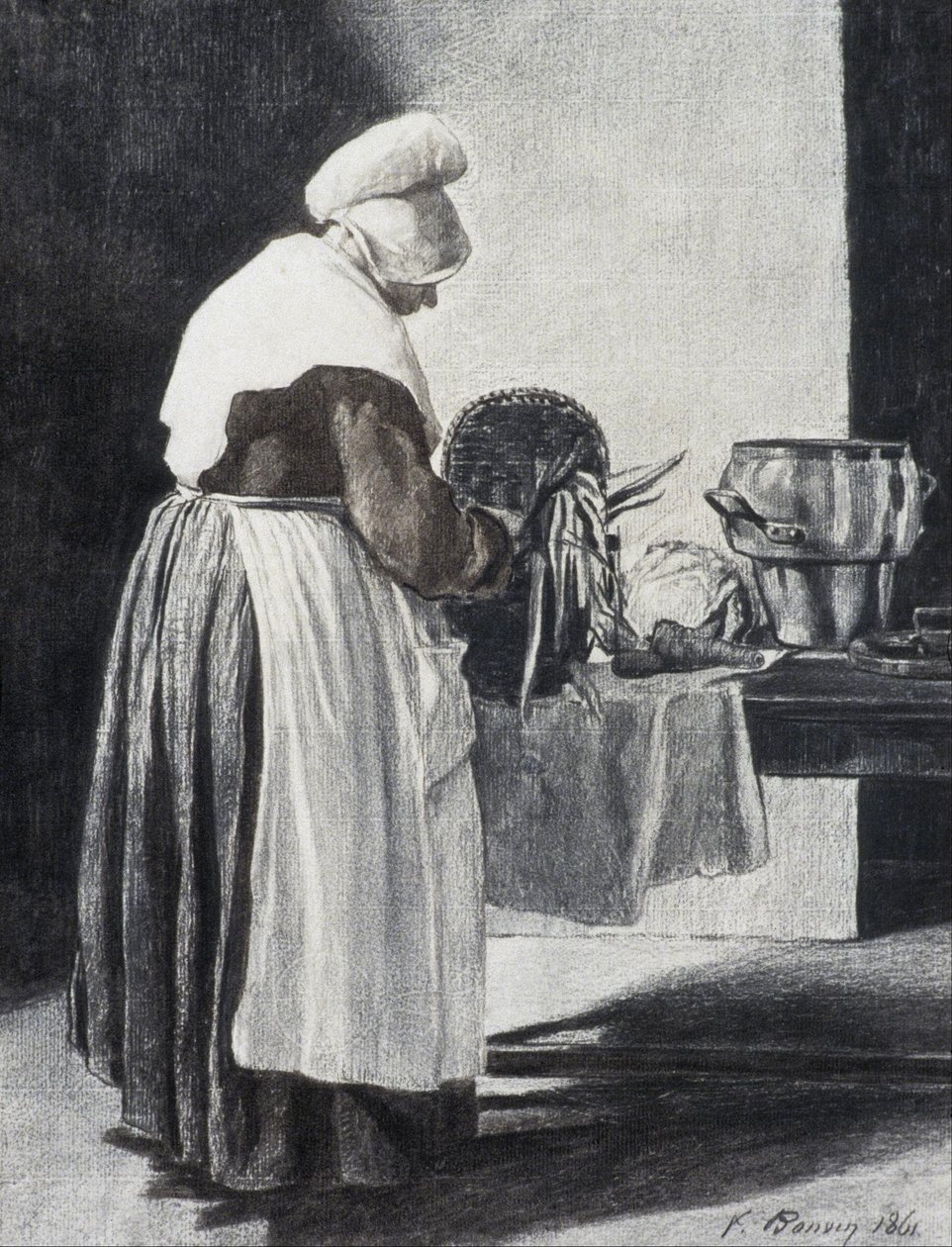 The Cook by François Bonvin